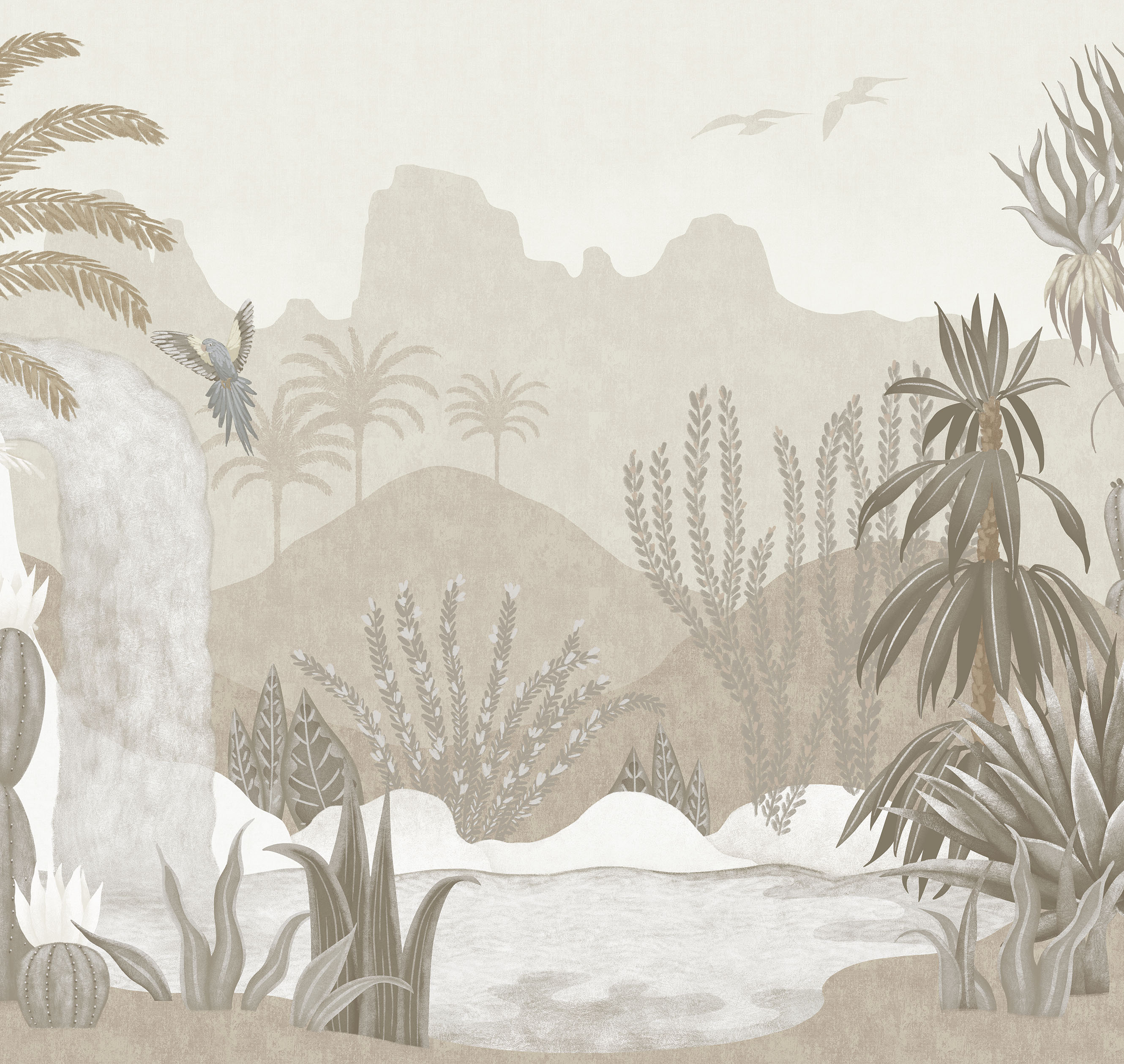 Панно Loymina Пейзаж 2 Сады Клеопатры ART19 002 3×5